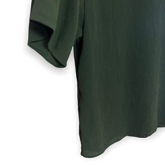 Uniqlo Short Sleeve Flowey Crewneck Top - Picture 3 of 7